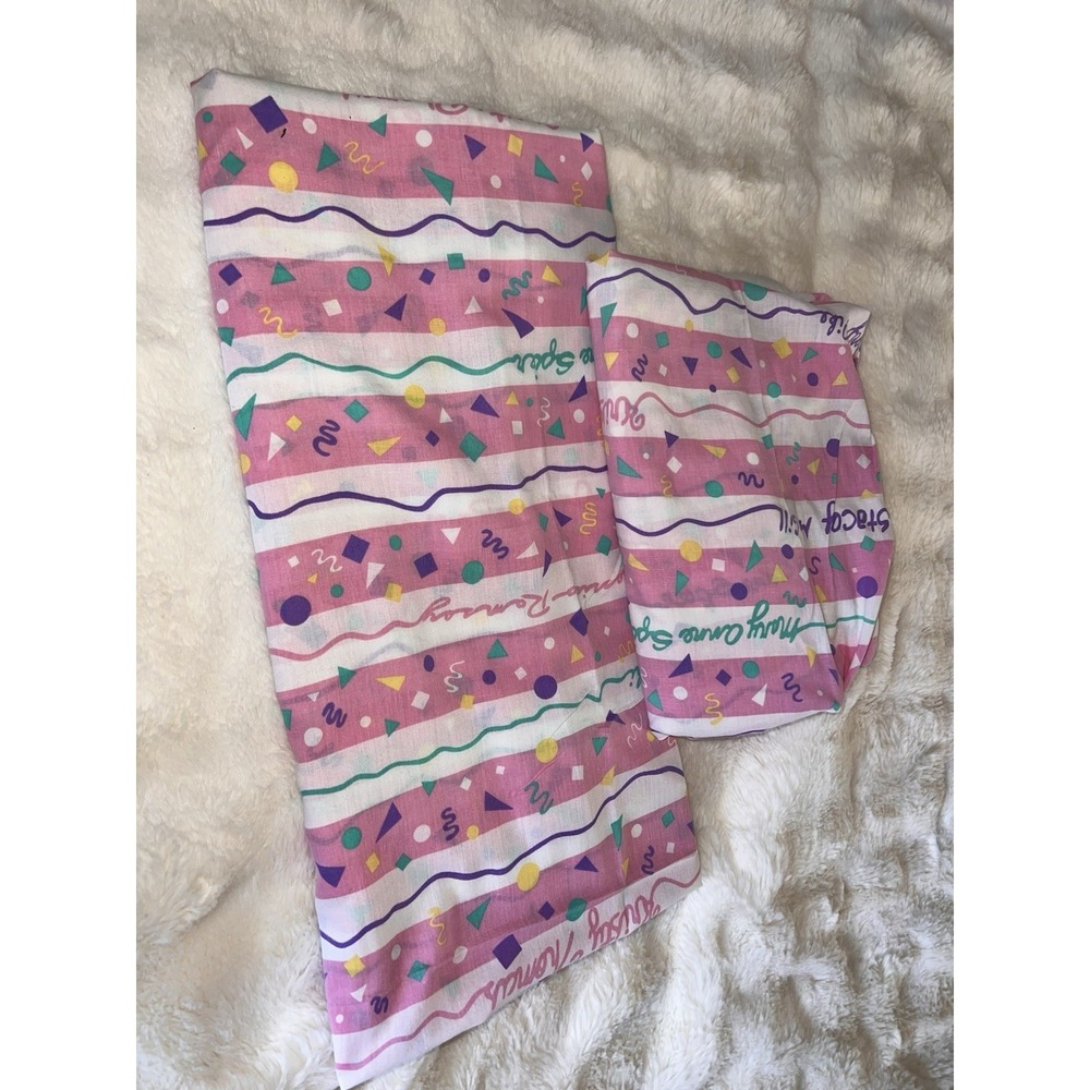 RARE Vintage 90s 2 Piece Twin Sheet Set The Babysitters Club Scholastic books